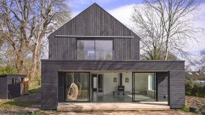 black timber house, hapa, architects, uk, sussex
