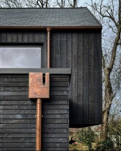 black timber, house, architecture, sussex, uk, hapa