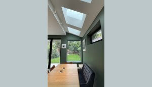 hapa, architects, architecture, Sussex, Brighton, extension, roof lights, window, kitchen, island, utility