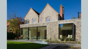 black tile, tile, flint, flint extension, listed, conservation, architecture, hapa, architects, sussex, firle