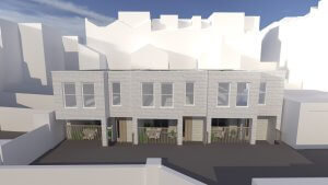 college place, brighton, render, mews houses, new build